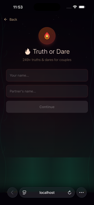 Truth or Dare Game